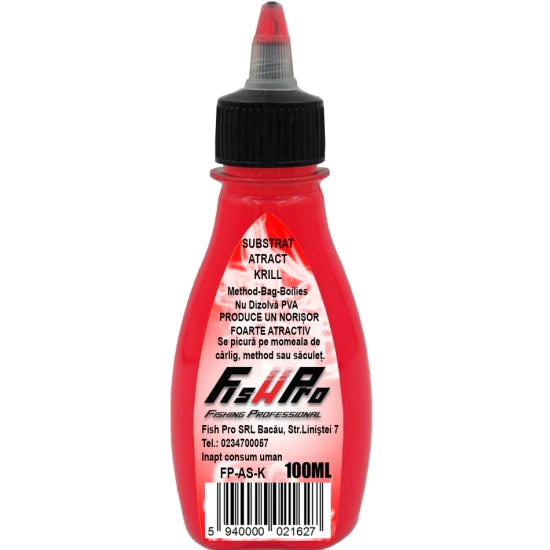 Atractant Lichid Fish Pro Atract Substrat, Krill, 100ml
