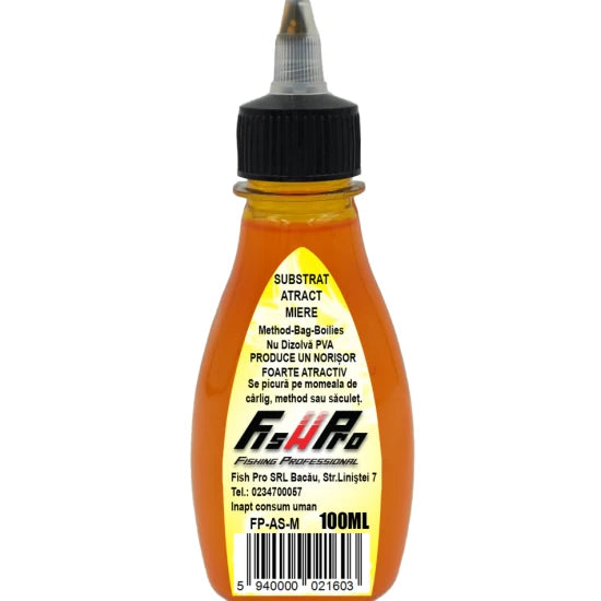 Atractant Lichid Fish Pro Atract Substrat, Miere, 100ml