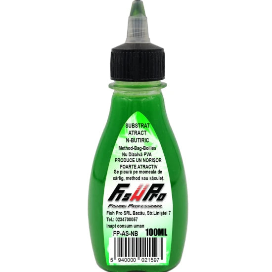Atractant Lichid Fish Pro Atract Substrat, N-butiric, 100ml