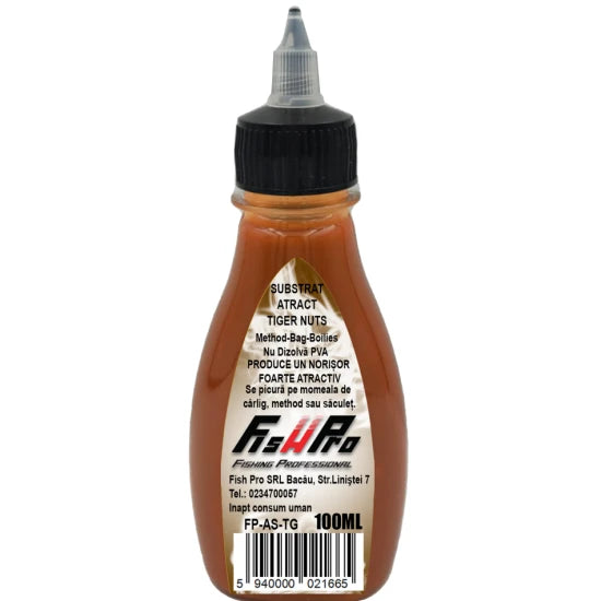 Atractant Lichid Fish Pro Atract Substrat, Tiger Nuts, 100ml