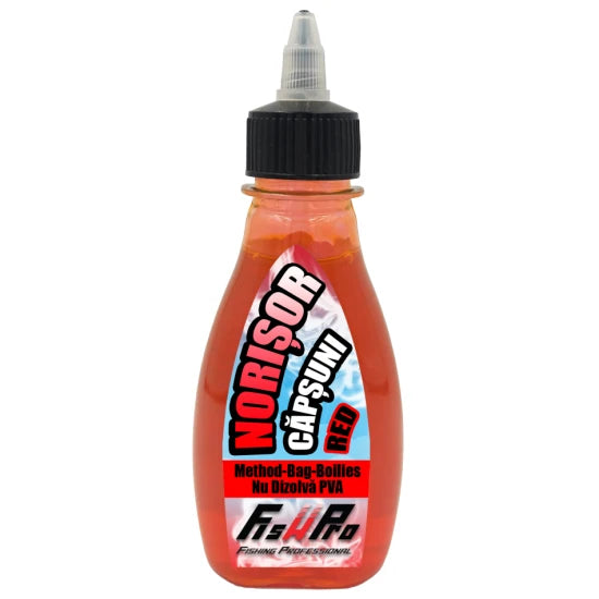 Atractant Lichid Fish Pro Norisor, Red-capsuni, 100ml