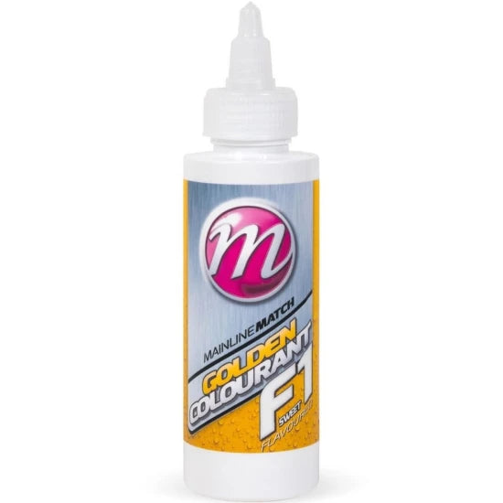 Atractant Mainline Flavoured Colourants, Golden, F1 Sweet, 100ml