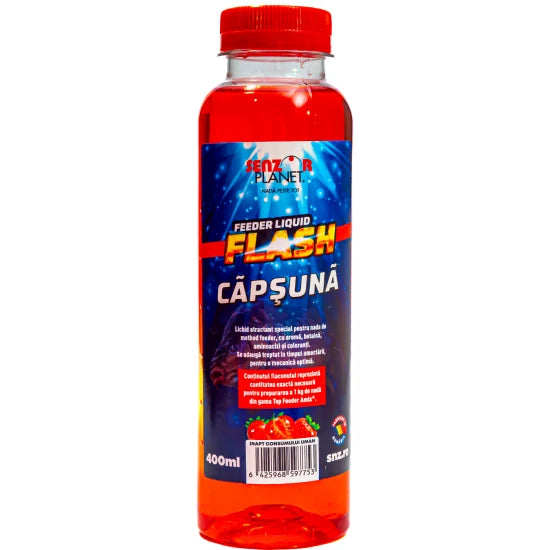 Atractant Senzor Flash Feeder Liquid, Capsuna, 400ml