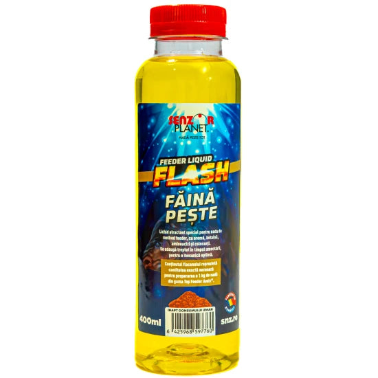 Atractant Senzor Flash Feeder Liquid, Faina De Peste, 400ml
