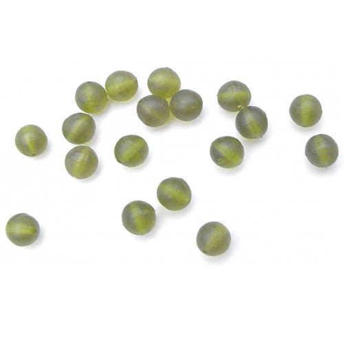 BILE CAUCIUC NASH SOFT TAPER BORE BEADS 5mm DIFFUSION CAMO 20BUC