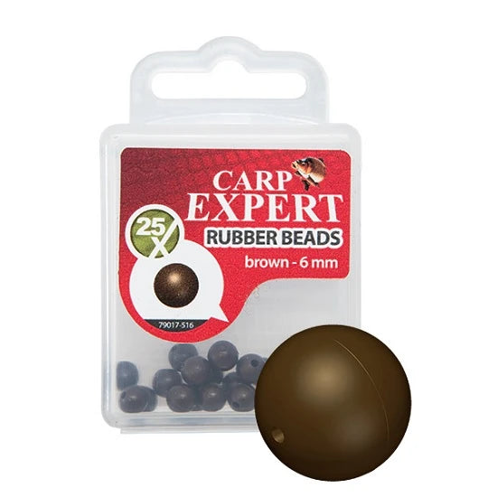 Bilute Carp Expert Din Cauciuc 15buc/plic 8mm Maro