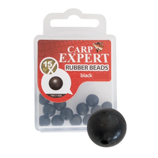 BILUTE CARP EXPERT DIN CAUCIUC 25BUC/PLIC 5MM NEGRE