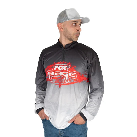 Bluza Fox Rage Performance Long Sleeve Shirt Black/grey Mar L