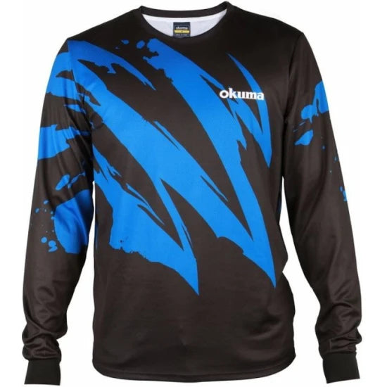Bluza Okuma Motif Negru/albastru Xxl