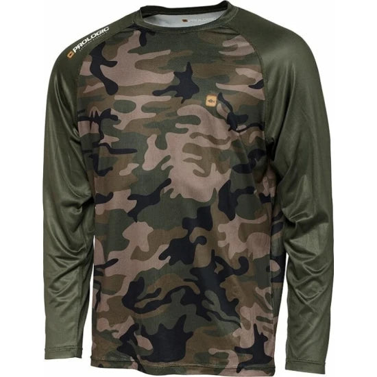 Bluza Prologic Uv Camo/green Long Sleeve Mar.xxxl