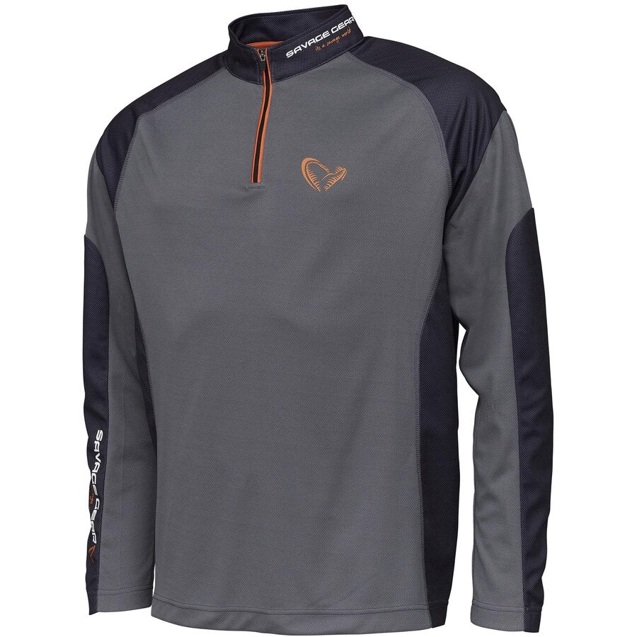 BLUZA SAVAGE GEAR TOURNAMENT GEAR SEDONA GREY MARIME XXL