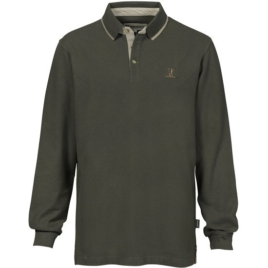BLUZA TREESCO POLO CHASSE MANECA LUNGA MARIME S