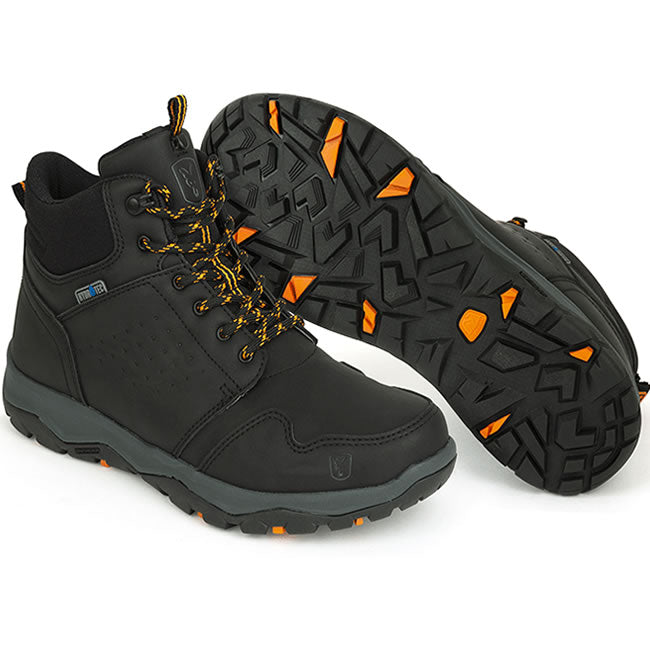 BOCANCI FOX COLLECTION BLACK &amp; ORANGE MID BOOTS NR.42