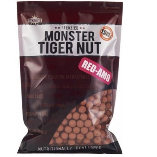 BOILIES DYNAMITE BAITS MONSTER TIGERNUT RED AMO 15MM