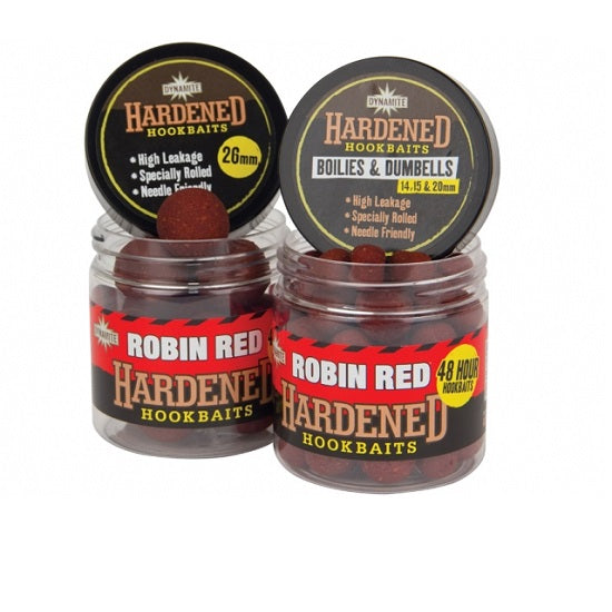 BOILIES DYNAMITE BAITS ROBIN RED HARDENED HOOKBAITS MIXED