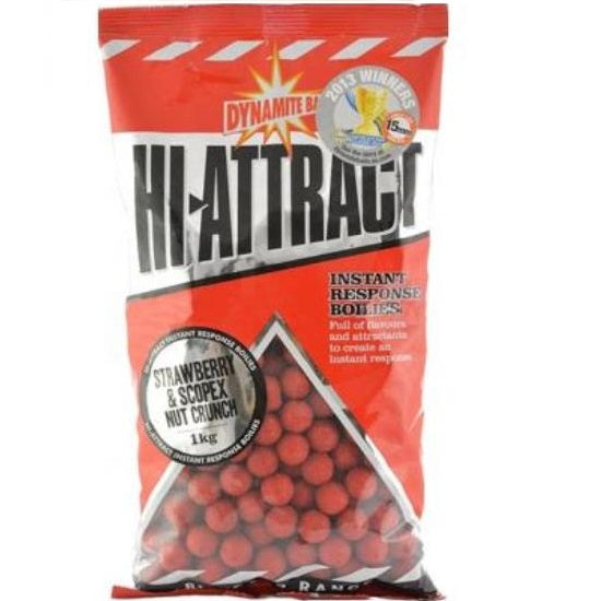 BOILIES DYNAMITE BAITS STRAWBERRY AND SCOPEX NUT CRUNCH 15MM