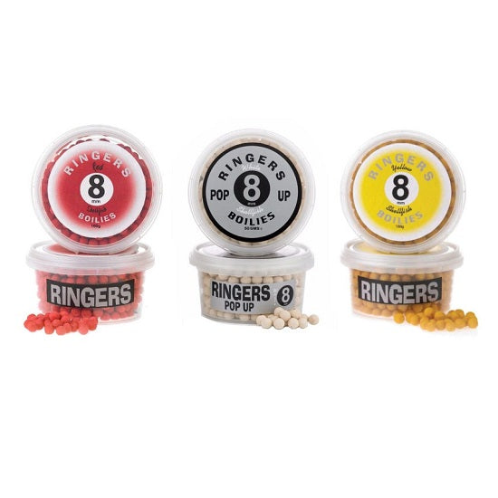 BOILIES RINGERS SHELLFISH ROSU 8MM 100G