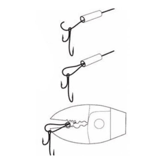 Brida  Mustad Single 0,8mm 50buc/pl