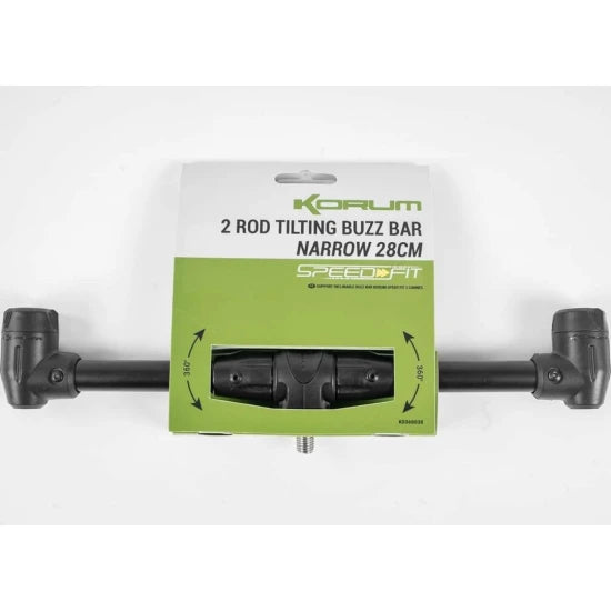 Buzz Bar Korum Speed Fit 2 Rod Tilting Narrow 2 Posturi 28cm