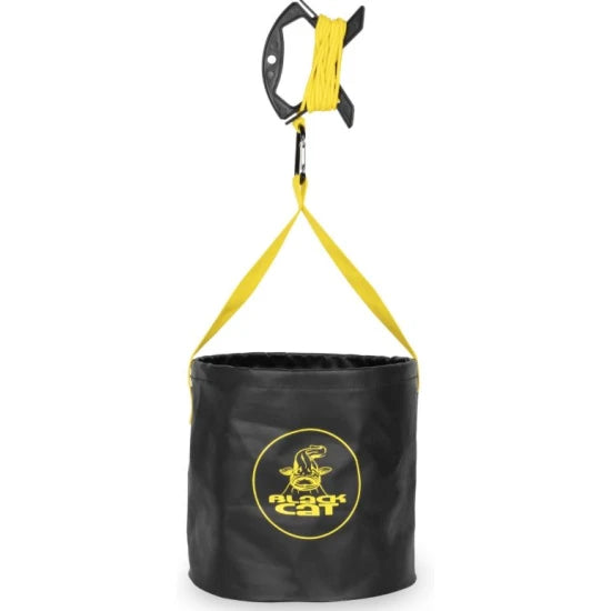 Bac Black Cat Collapsible Water Bucket, 21x21x22cm