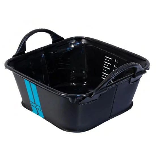 Bac Patrat Eva Rive Cu Manere Si Scala Masurare, 25x25x12cm