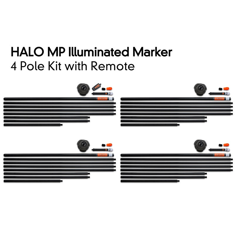 Baliza Luminoasa Fox Halo Illuminated Marker Pole Remote  4 Pole Kit Plus Telecomanda