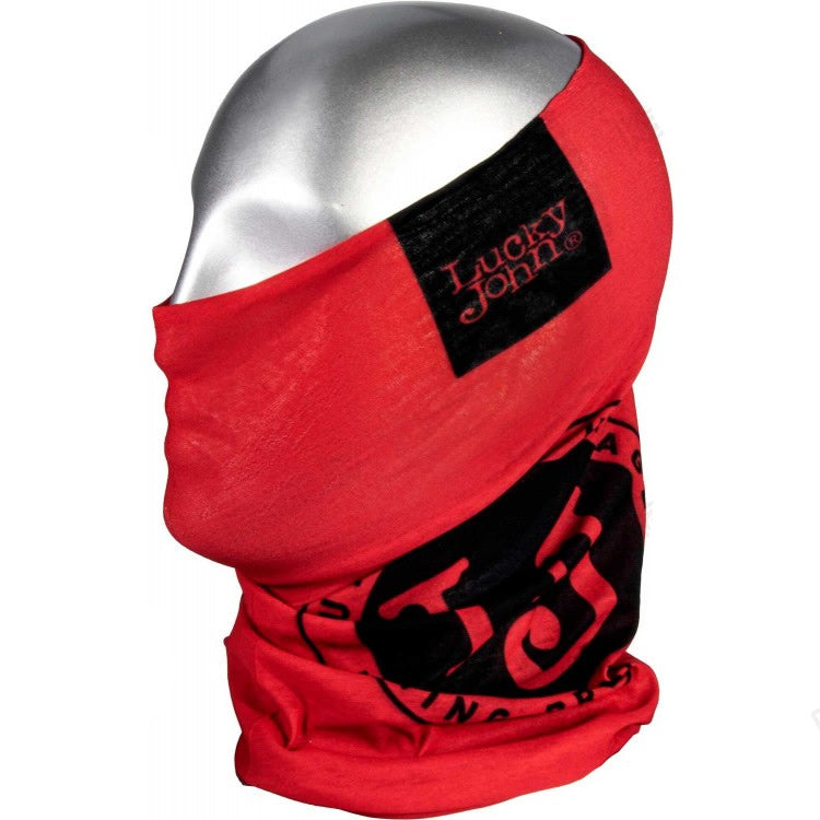 Bandana LUCKY JOHN AM-6513, Red &amp; Black