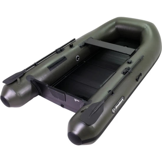 Barca Gonflabila Allroundmarin Scout 300 Olive Green Podea Aluminiu