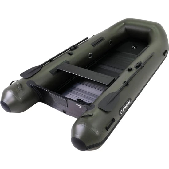 Barca Gonflabila Allroundmarin Scout 330 Olive Green Podea Aluminiu
