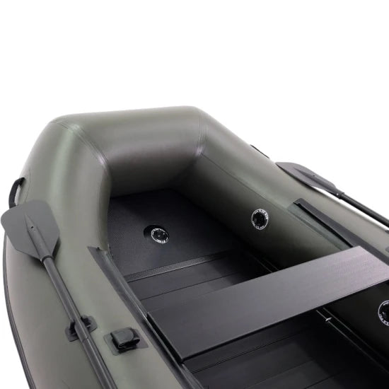 Barca Gonflabila Allroundmarin Xtream 265 Olive Green Podea Aluminiu