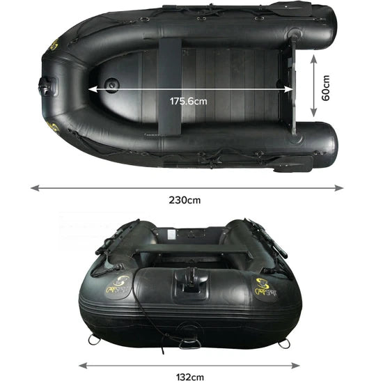 Barca Gonflabila Carp Spirit Black Boat Alu 230