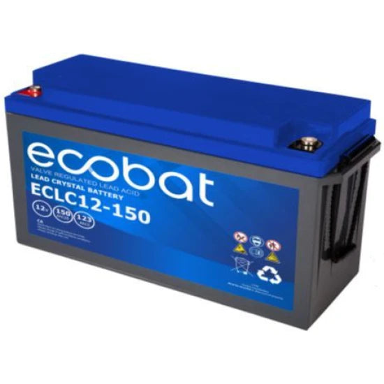 Baterie Ecobat Lead Crystal Deep Cycle Agm 12v - 150ah