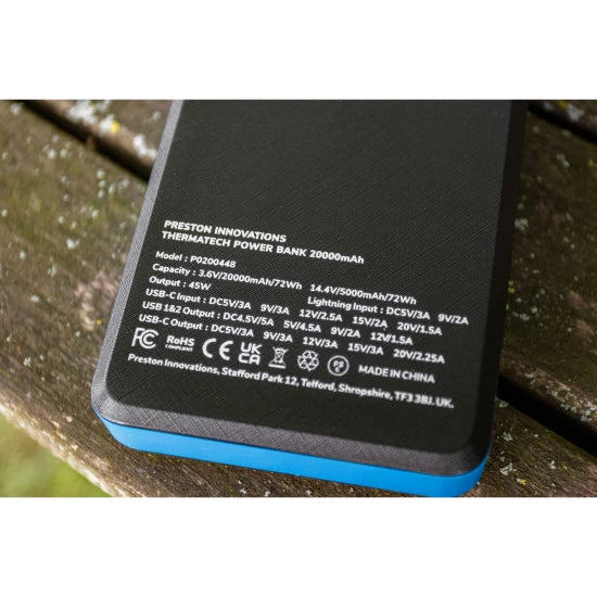 Baterie Externa Preston Thermatech Power Bank 20000mah