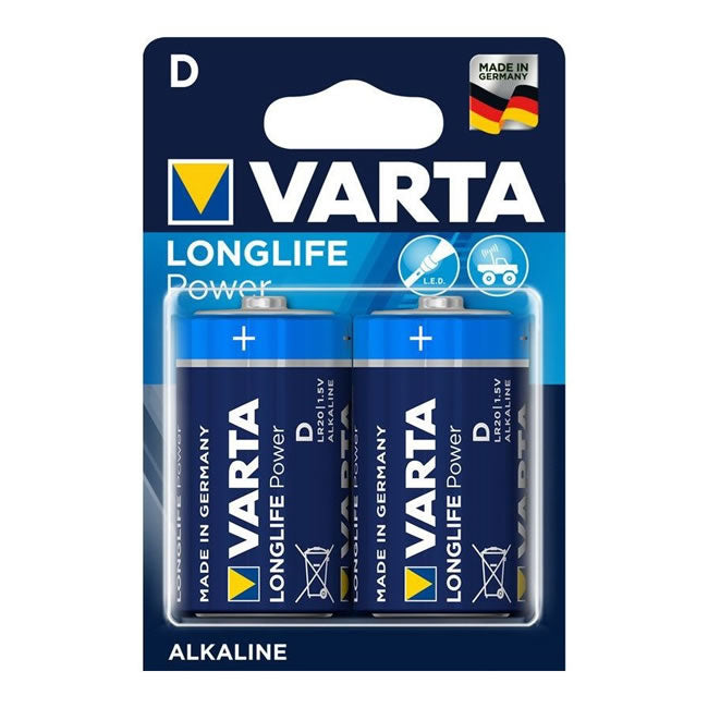 Baterii Alcaline Varta LR20 High Energy Longlife Power D 4920, 2 buc