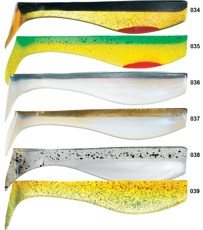 Belly Shad Sakura 100mm 5/plic -036 green back