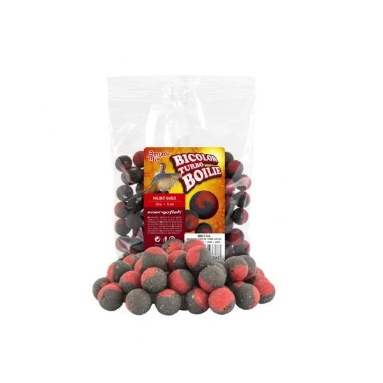 Benzar Turbo Boilie Bicolor Halibut Usturoi 250g 20mm
