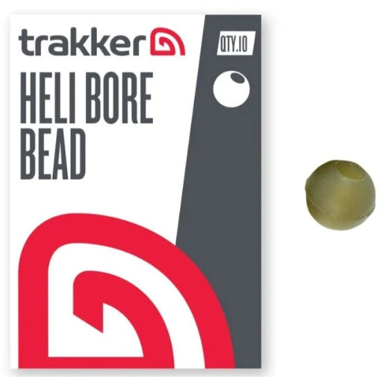 Bile Cauciuc Trakker Heli Bore Bead, 10buc/plic