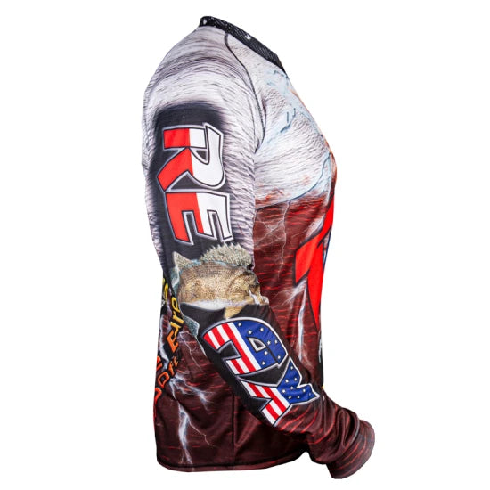Bluza Competitie Relax Jersey Direct Red-white S