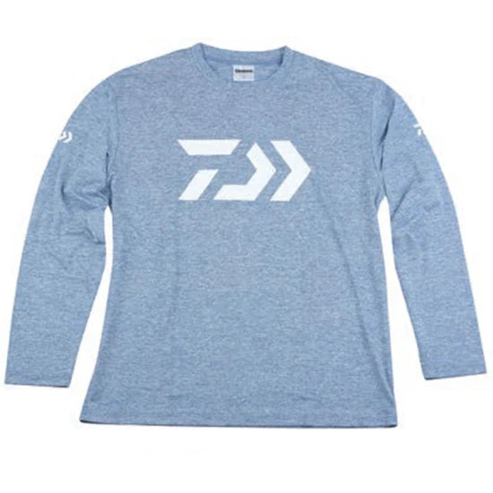 Bluza Daiwa D Old Shirt Long Sleeve 30, Light Blue, Marime L