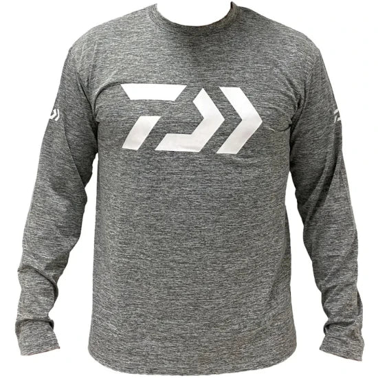 Bluza Daiwa D Old Shirt Long Sleeve 30, Light Gray, Marime M