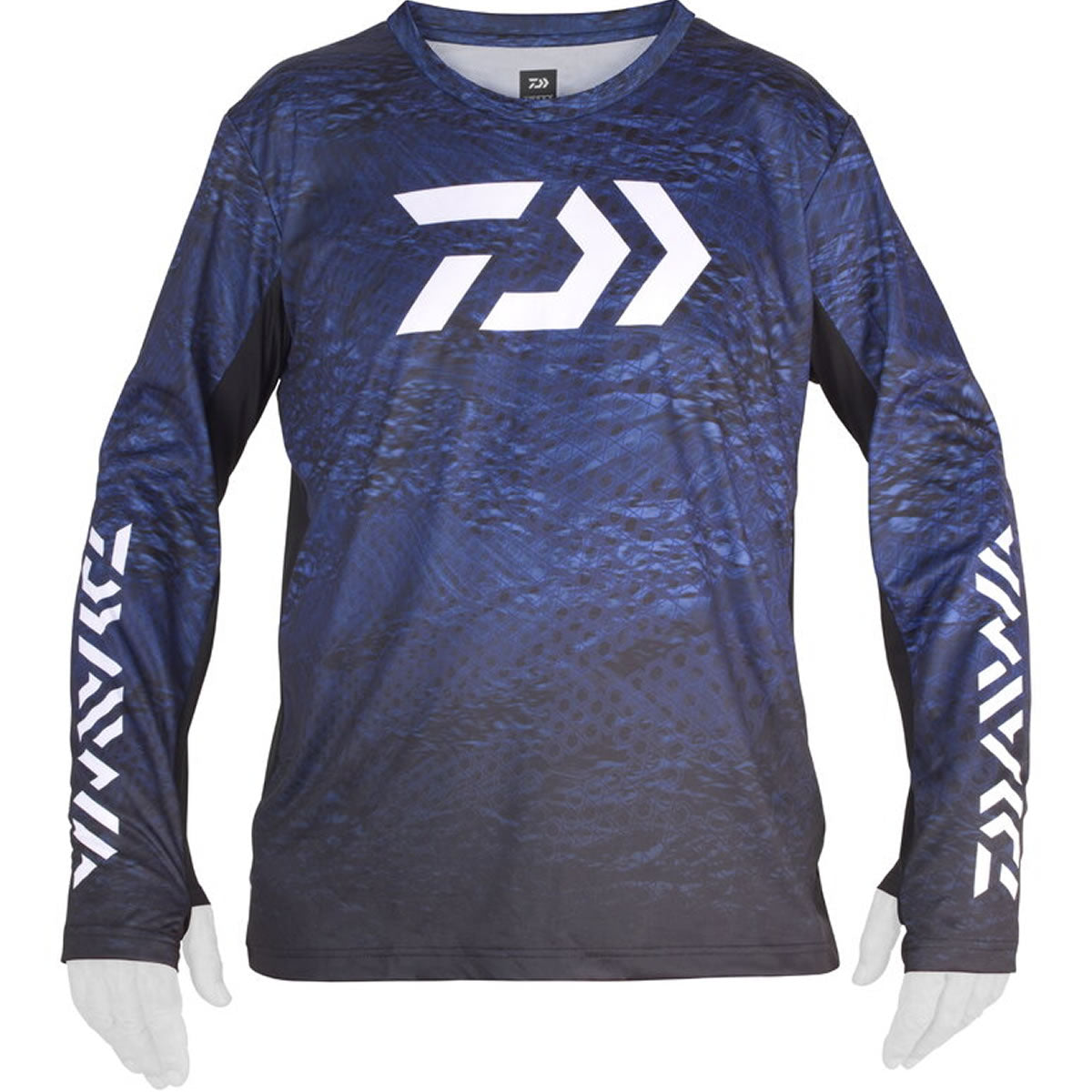 Bluza Daiwa D-Vec LS Navy, Marime 2XL