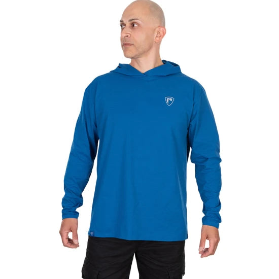 Bluza Fox Rage Blue Hooded T, Albastru, Marimea 3xl