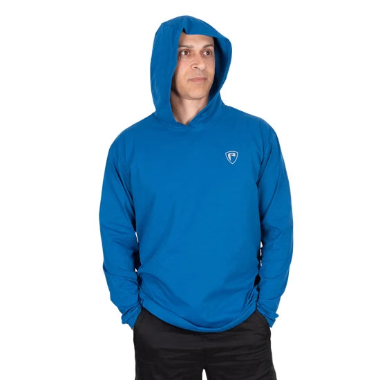 Bluza Fox Rage Blue Hooded T, Albastru, Marimea L