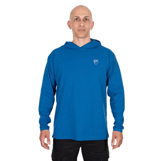 Bluza Fox Rage Blue Hooded T, Albastru, Marimea M