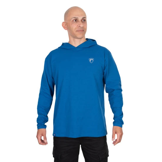 Bluza Fox Rage Blue Hooded T, Albastru, Marimea S