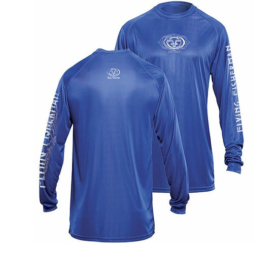 Bluza Flying Fisherman Logo Performance Royal Long Sleeve Tee XXL
