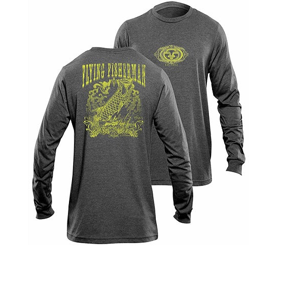 Bluza Flying Fisherman Tarpon Outlaw Gray Long Sleeve Tee XL