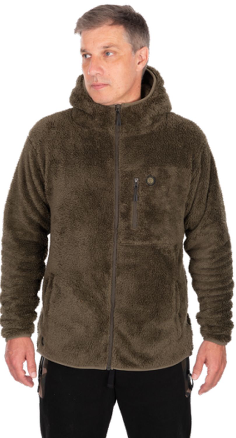 Bluza Fox HD Prem Full Zip Teddy Jacket, Khaki, Marime XXXL