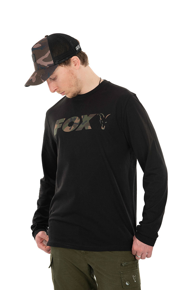 Bluza Fox Long Sleeve Black Camo Marime L