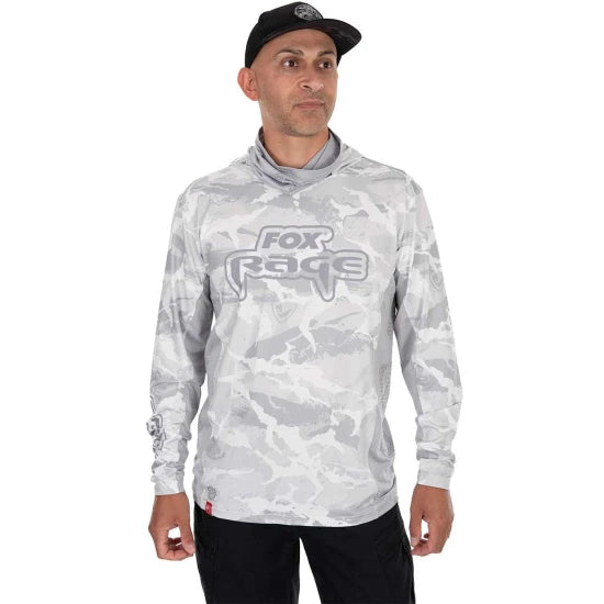 Bluza Fox Rage Uv Hooded Light Cam Top, Marime S